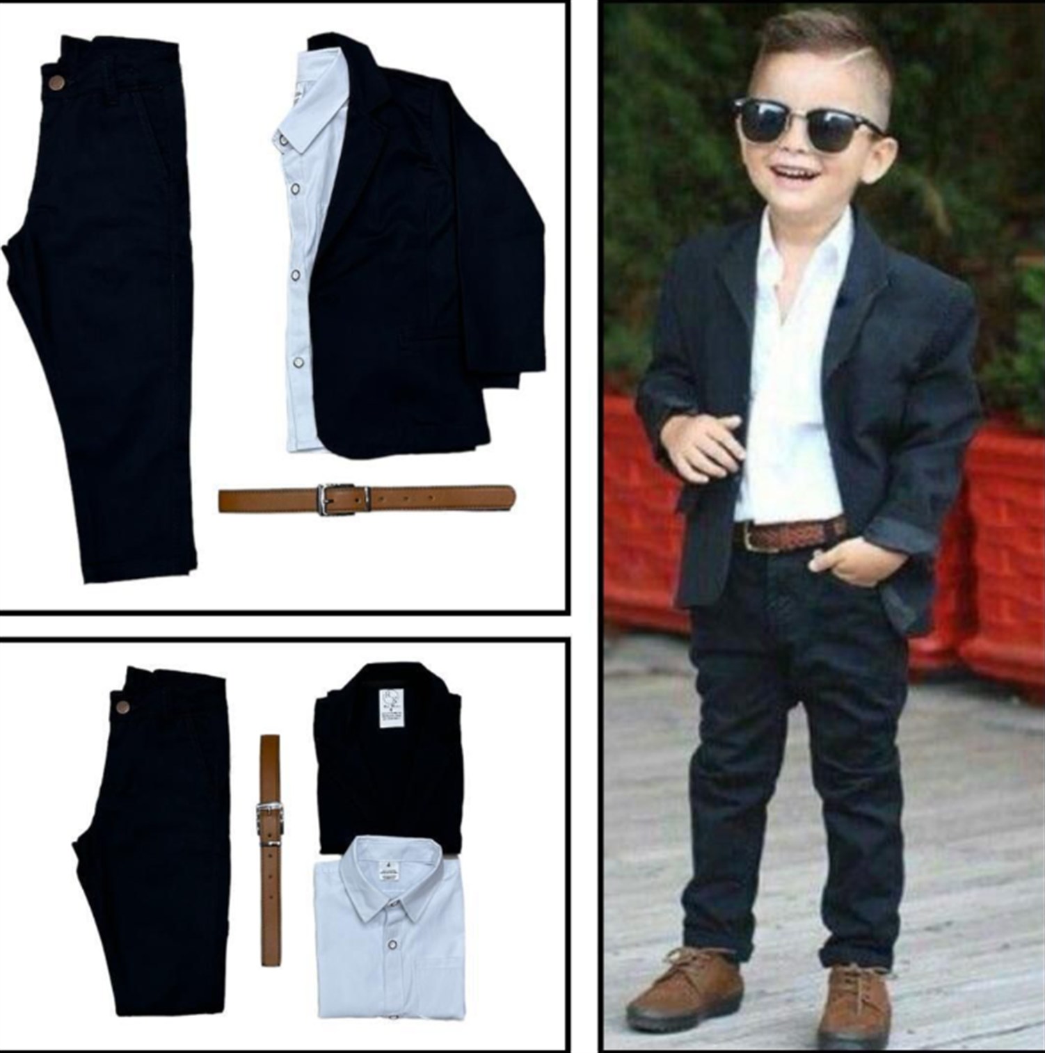 Traje elegante azul oscuro para niño STYLEM